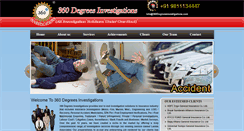 Desktop Screenshot of 360degreesinvestigations.com